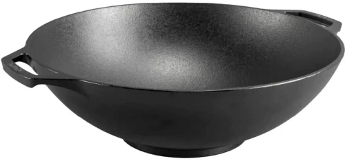 LODGE Μαντεμένιο Wok 35.5εκ. / 6.8lt