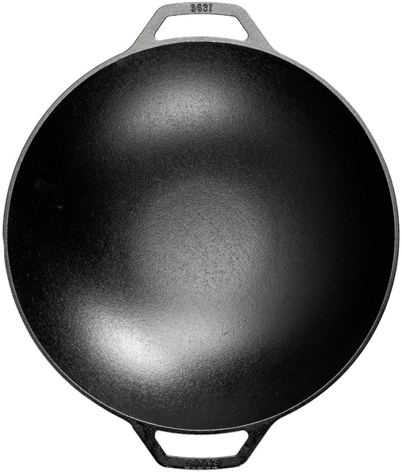 LODGE Μαντεμένιο Wok 35.5εκ. / 6.8lt
