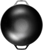 LODGE Μαντεμένιο Wok 35.5εκ. / 6.8lt