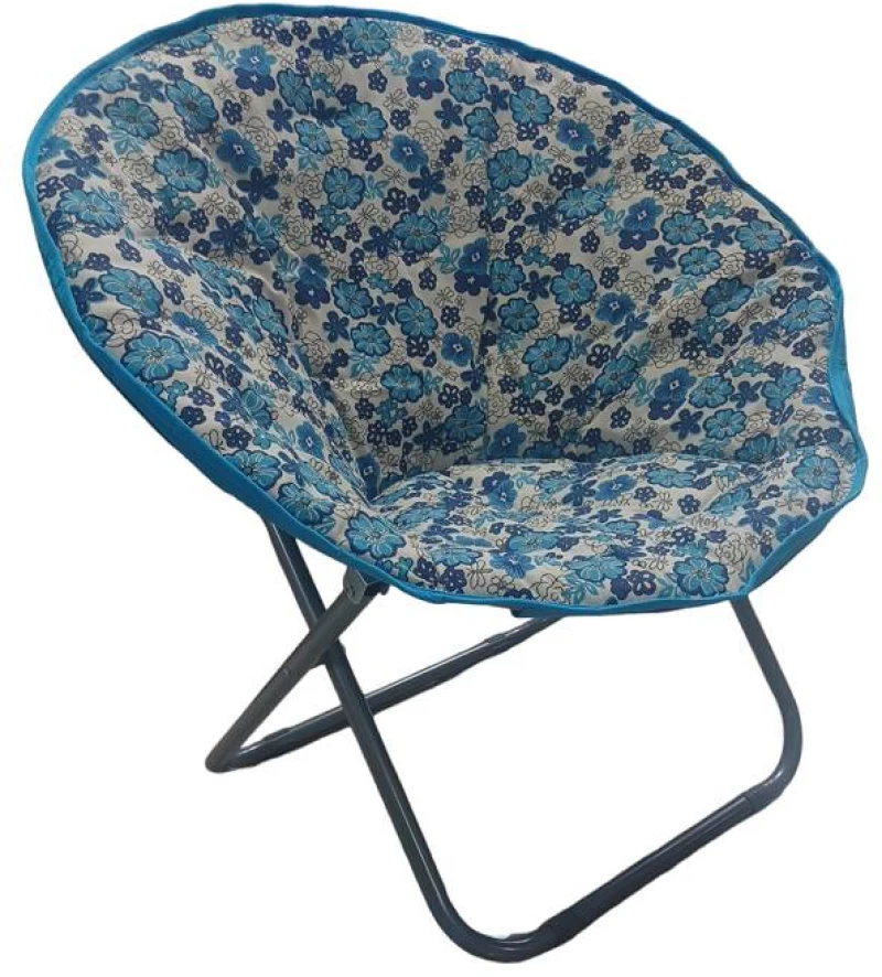 Πτυσσόμενη πολυθρόνα κήπου - 1320L - 270898 - Light Blue Flowers