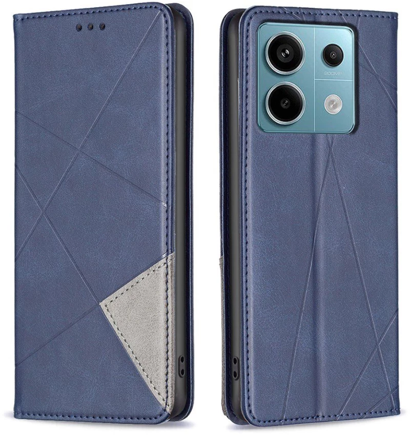 Θήκη Βιβλίο για Redmi Note 13 Pro 4G/Poco M6 Pro 4G-Blue OEM