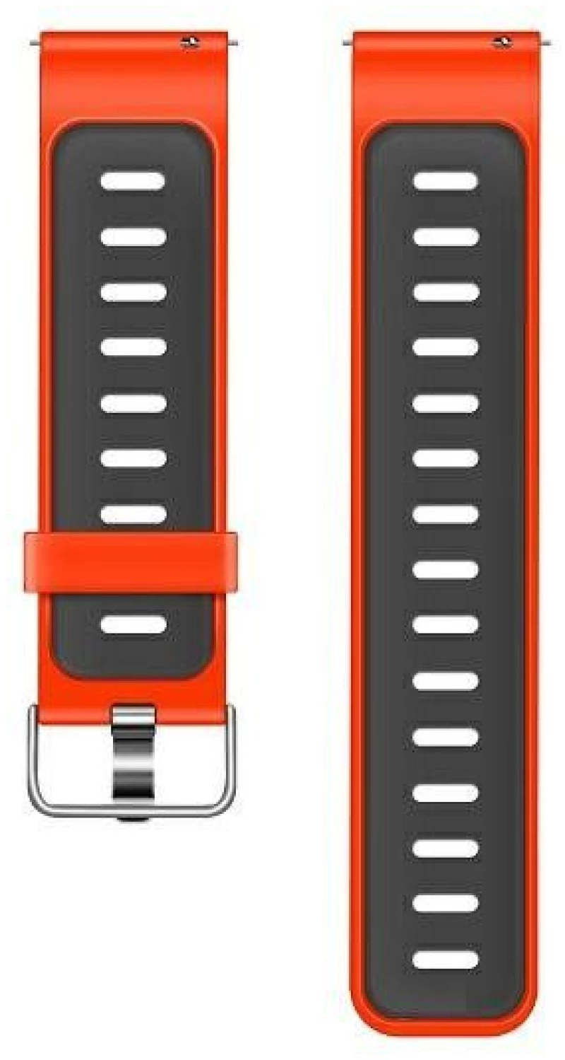 Beline® Double Colour Λουράκι για Ρολόι 20mm- Red/Black