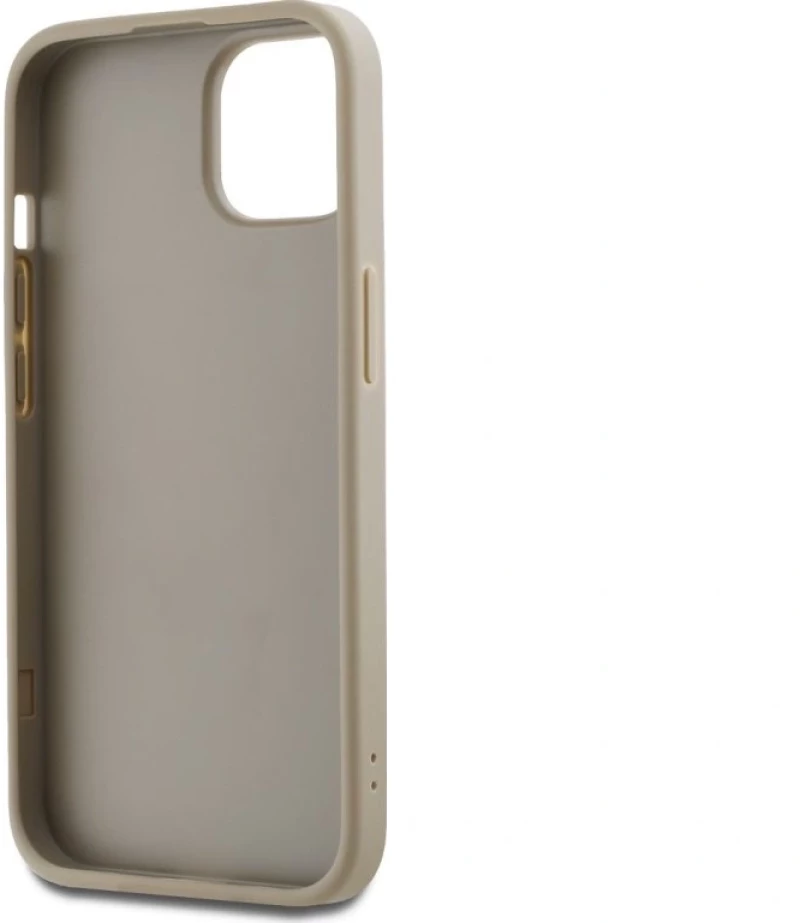 DKNY® Wrist Strap Stock Logo Θήκη για iPhone 13/14/15- Beige (DKHCP15SPBSWSE)