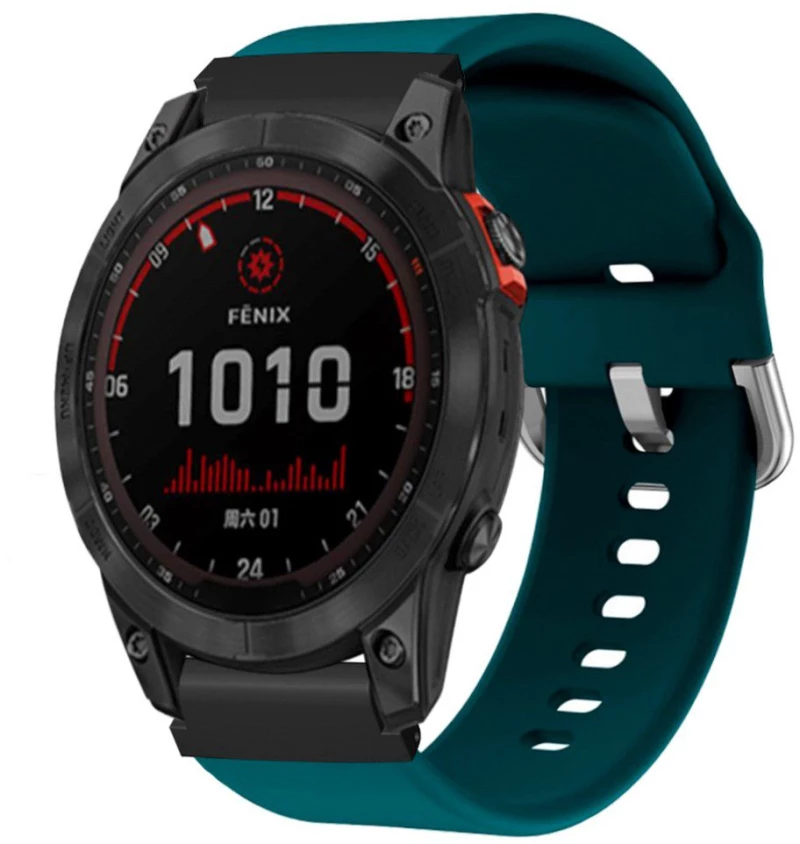 Λουράκι για Fenix 5S/6S/7S/7S Pro/8 (43mm)-Dark Blue OEM