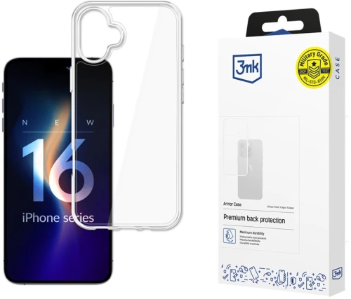 3mk® Armor Θήκη για iPhone 16- Clear