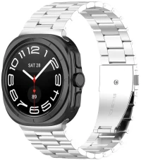 Techsuit® Λουράκι Μπρασελές για Samsung Galaxy Watch Ultra (47mm)- Silver