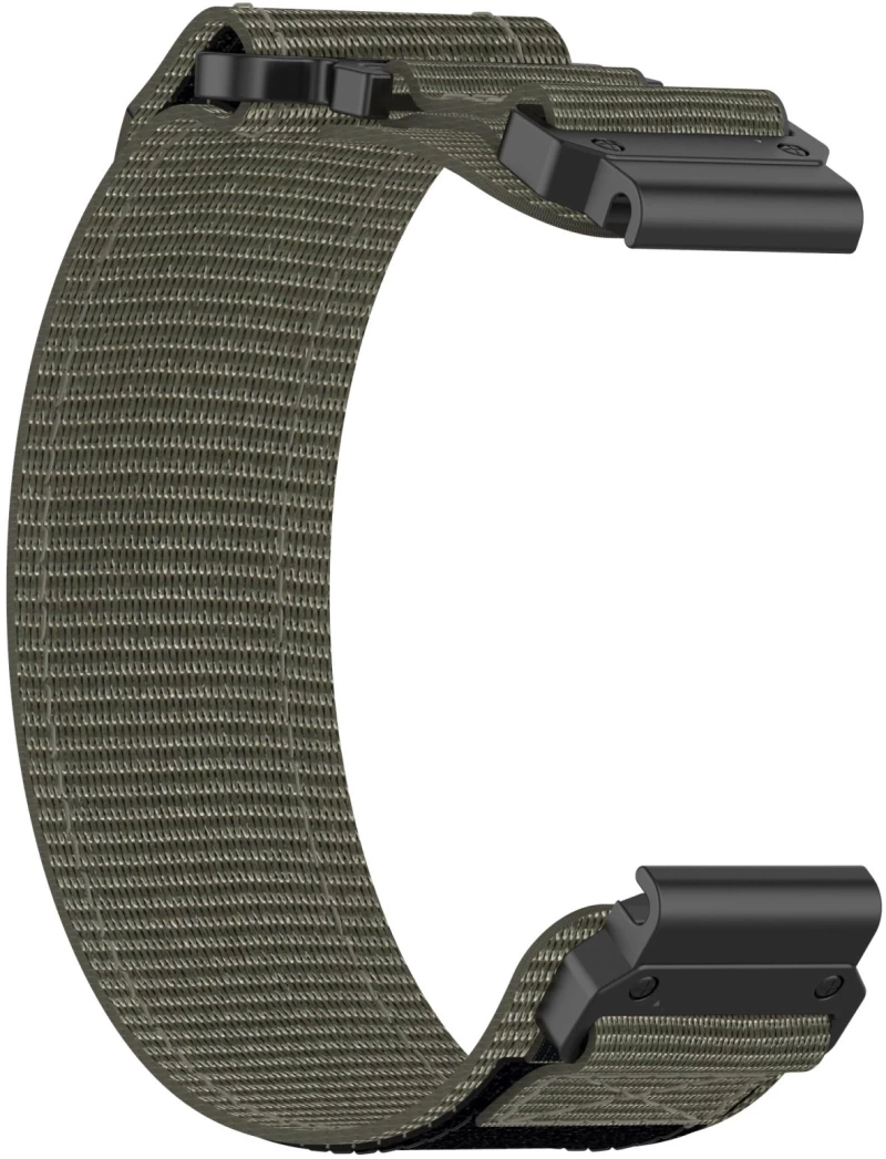 Nylon Hook Λουράκι Garmin Fenix 5/6/6 Pro/7 (Fits All 22mm)-Grey OEM