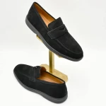 Loafers Ανδρικά Stonefly 221851 000 Olas 2 σε δέρμα σουετ μαύρα
