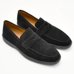 Loafers Ανδρικά Stonefly 221851 000 Olas 2 σε δέρμα σουετ μαύρα