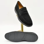 Loafers Ανδρικά Stonefly 221851 000 Olas 2 σε δέρμα σουετ μαύρα