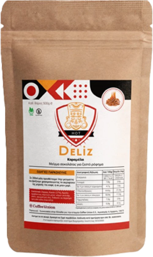 Deliz Ρόφημα Σοκολάτας 500gr / Καραμέλα