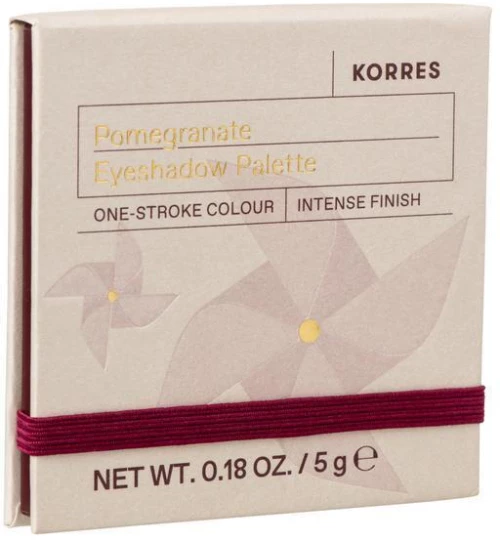 KORRES pomegranate eyeshadow palette παλέτα σκιών 5gr