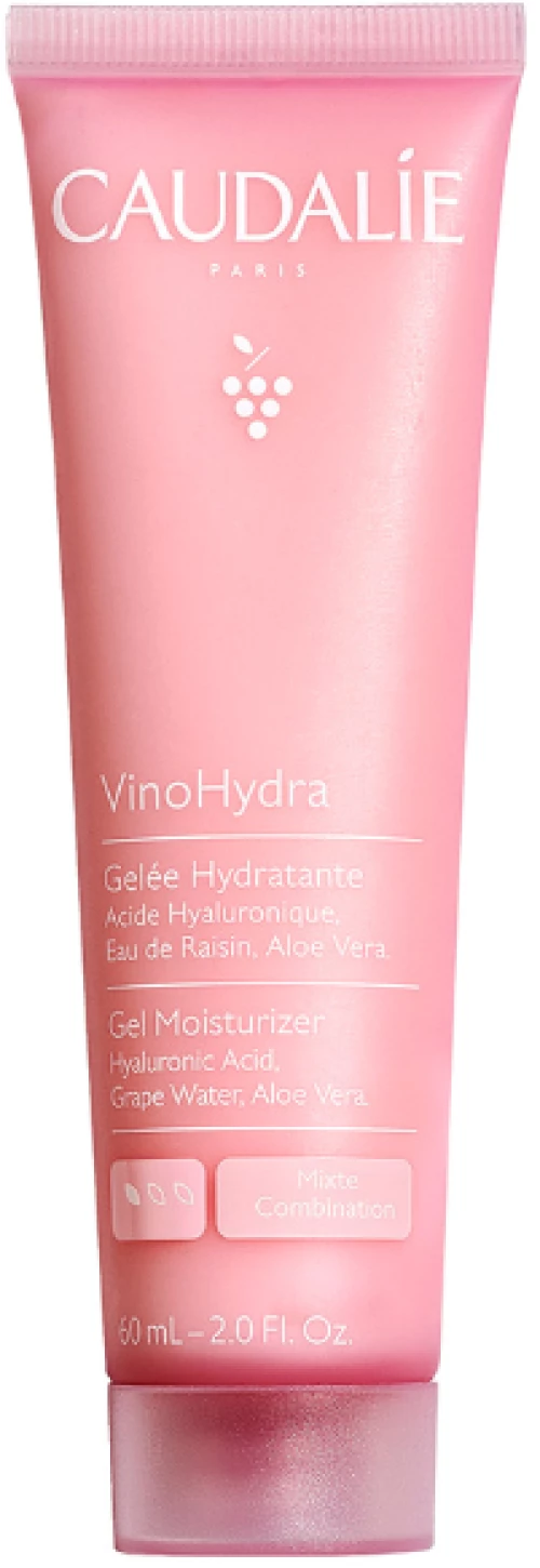 CAUDALIE vinohydra gel moisturizer ενυδατικό τζελ με υαλουρονικό αξύ για μικτές επιδερμίδες 60ml