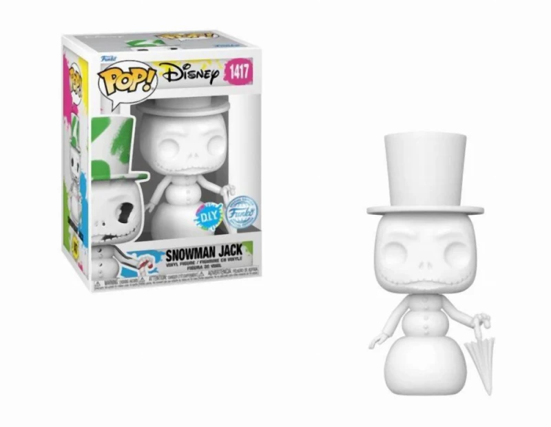 Funko Pop! Disney: The Nightmare Before Christmas - Snowman Jack (DIY) (White) (Special Edition) #1417 Vinyl Figure