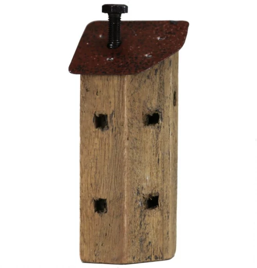 Διακοσμητικό Σπίτι Ωκεανού Ξύλο-Μέταλλο 15x5x6,3εκ.