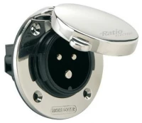 Πρίζα σκάφους Inox - 16