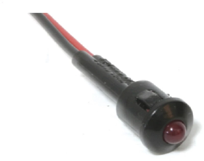 Ενδεικτικό Λαμπάκι με LED Πράσινο Multiuse 10-28V DC - Κόκκινο