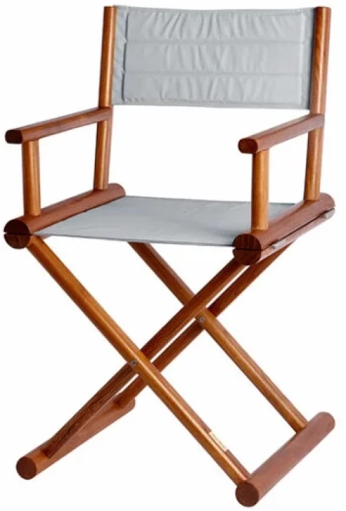 Marine Business Καρέκλα Σκηνοθέτη Teak Πτυσσόμενη 52x48x90cm Γκρι