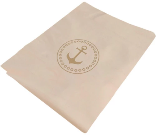 Πάνω Σεντόνι Διπλό Εκρού 280x210cm και Μαξιλαροθήκη 90x45cm Βαμβακερά Marine Business