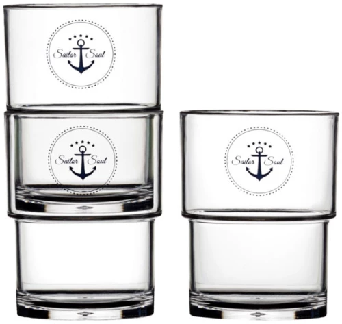 Ποτήρια Φ7cm Sailor Soul Marine Business (Σετ 12 Τεμάχια)