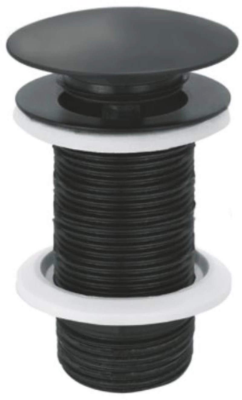 Βαλβίδα Ορειχάλκινη Click 1' 1/4 00-5205/1 Modea Total Black χωρίς Υπερχείλιση