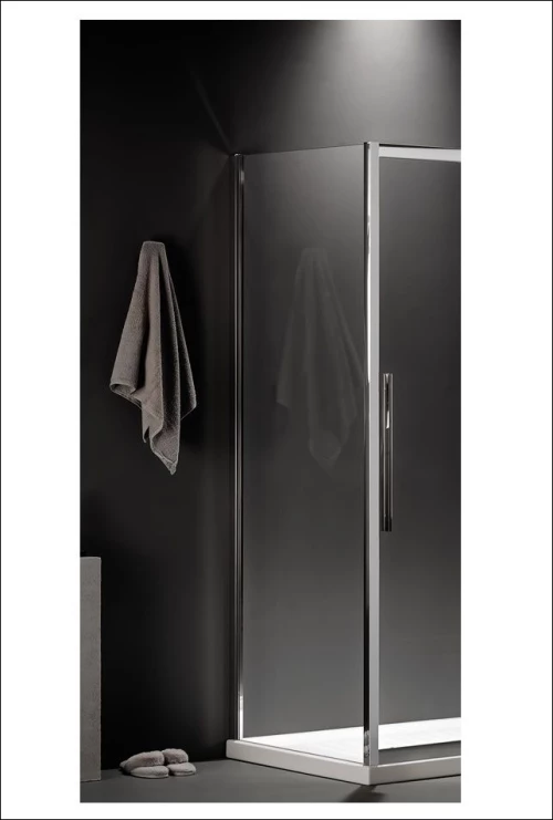 Πλαϊνό Σταθερό Ντουζιέρας Devon Flow Slider SPF70C-100 Chrome 67-69X195εκ.