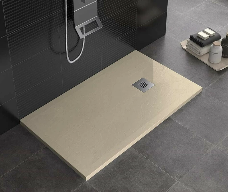 Ντουζιέρα Ορθογώνια Karag Pietra 80X120 Cream