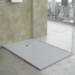 Ντουζιέρα Ορθογώνια Karag Pietra 90X140 Cemento