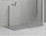 Ντουζιέρα Ορθογώνια Karag Pietra 90X140 Cemento