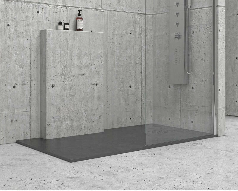 Ντουζιέρα Ορθογώνια Karag Pietra 100X120 Ardesia