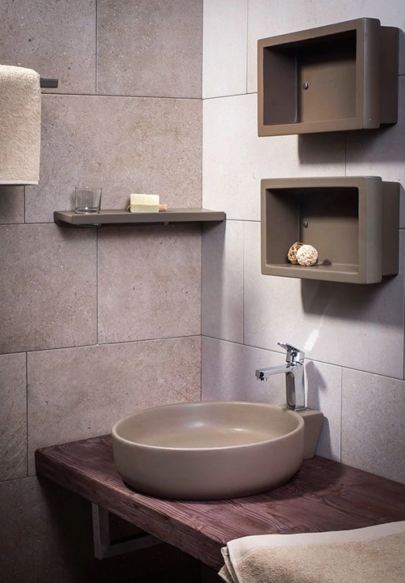 Επικαθήμενος Νιπτήρας Μπάνιου Φ44 Adamidis Cupa 44M 105049106 Tabacco