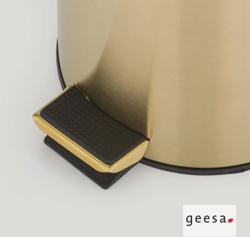 Επιδαπέδιο Χαρτοδοχείο Ορειχάλκινο Geesa 634-211 Χρυσό