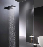 Σετ Εντοιχισμού Θερμοστατικό Excel Milagro Black Matt 173135108 Μαύρο Ματ