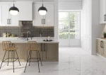 Πλακάκι Flow Dark Gray 10x40cm Σκούρο Γκρι Γυαλιστερό