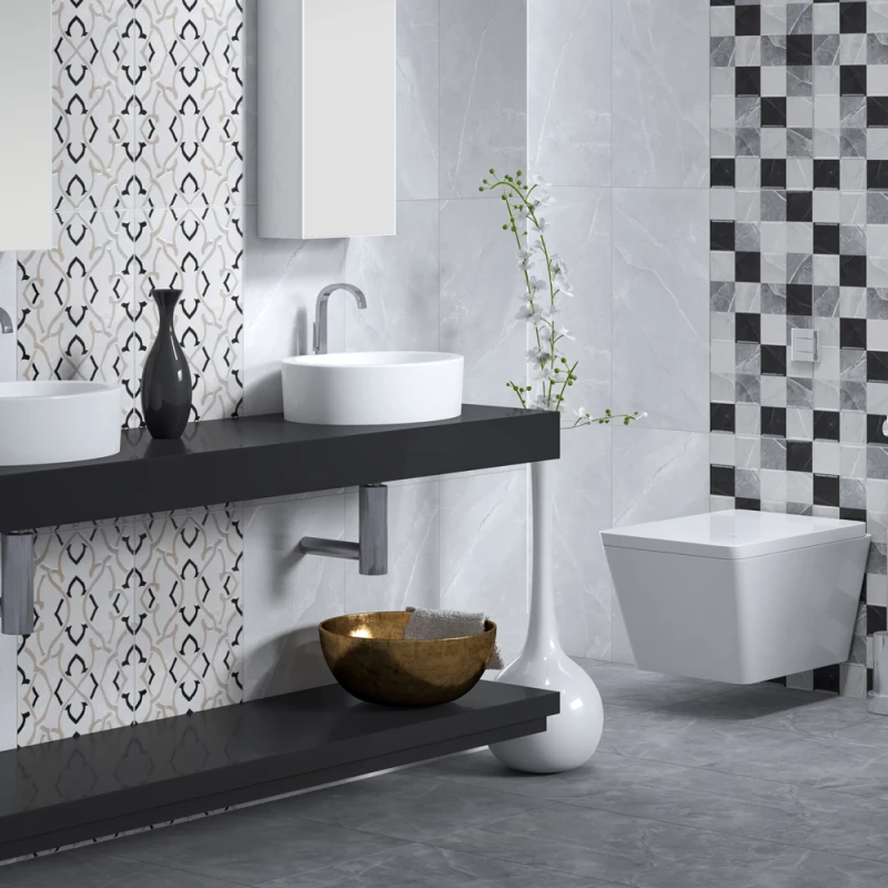 Πλακάκι Hazar Grey Decor Ψηφίδα 30Χ60 Γκρι