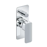 Μίκτης Εντοιχισμού 2 Εξόδων Eurorama Quadra Chrome 144030SL-100 Χρωμέ