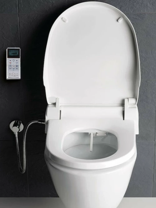 Λεκάνη Κρεμαστή Πορσελάνης GSI Pura 8815 Swirlflush 50 εκ. με κάλυμμα USPA White 8815-300 + 6035RU Λευκό