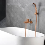 Μπαταρία Λουτρού IMEX ROMA BDR001-4ORC Ροζ Χρυσό Ματ/ Χαλκού
