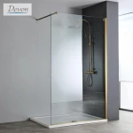 Διαχωριστικό Ντους Devon Iwis Walk In IW100C-221 100cm Χ 200cm Bronze Brushed