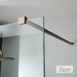 Διαχωριστικό Ντους Devon Iwis Walk In IW100C-221 100cm Χ 200cm Bronze Brushed