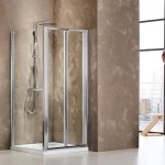 Ευθύγραμμη Καμπίνα Ντουζιέρας Πτυσσόμενη Devon Primus Plus Bi-fold 102.5-105.5 x 185cm Clean Glass Chrome
