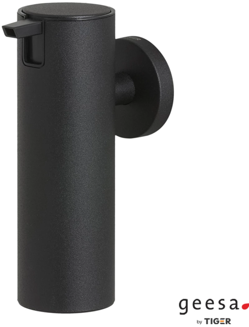 Επίτοιχο Dispenser Geesa By Tiger 125 ml 3060-400 Inox Black Matt