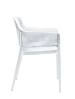 Boom πολυθρόνα polypropylene 60x54x80 ΛΕΥΚΟ