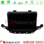 Nakamichi NAM5260 Series 4Core Android12 4+64GB Opel Astra K 2015-2019 Navigation Multimedia Tablet 9" Με Carplay & Android Auto