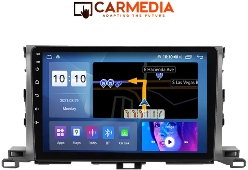 CARMEDIA CM81036-13 PLUS TABLET 10.36'' OEM TOYOTA HIGHLANDER 2014-2019