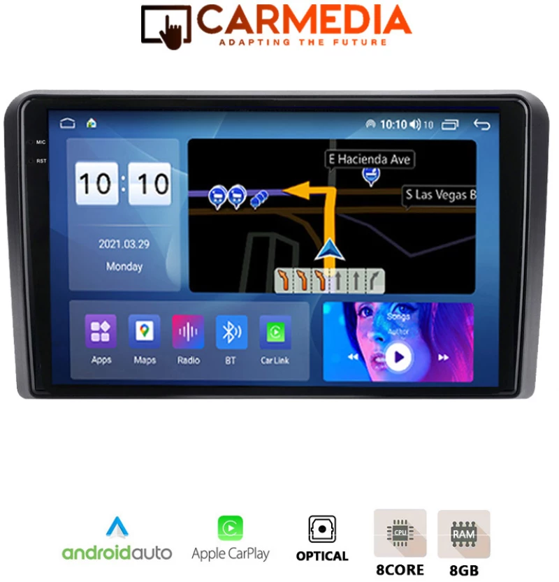 CARMEDIA CMDU81036-13 PRO PLUS TABLET 10.36" OEM SEAT | SKODA | VW 2004-2014