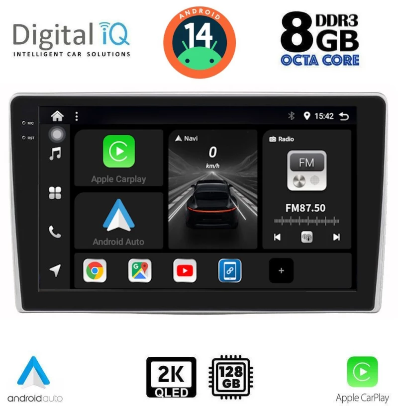 DIGITAL IQ BXF 8028_CPAA (9inc) MULTIMEDIA TABLET for ALFA ROMEO MITO mod. 2008-2018
