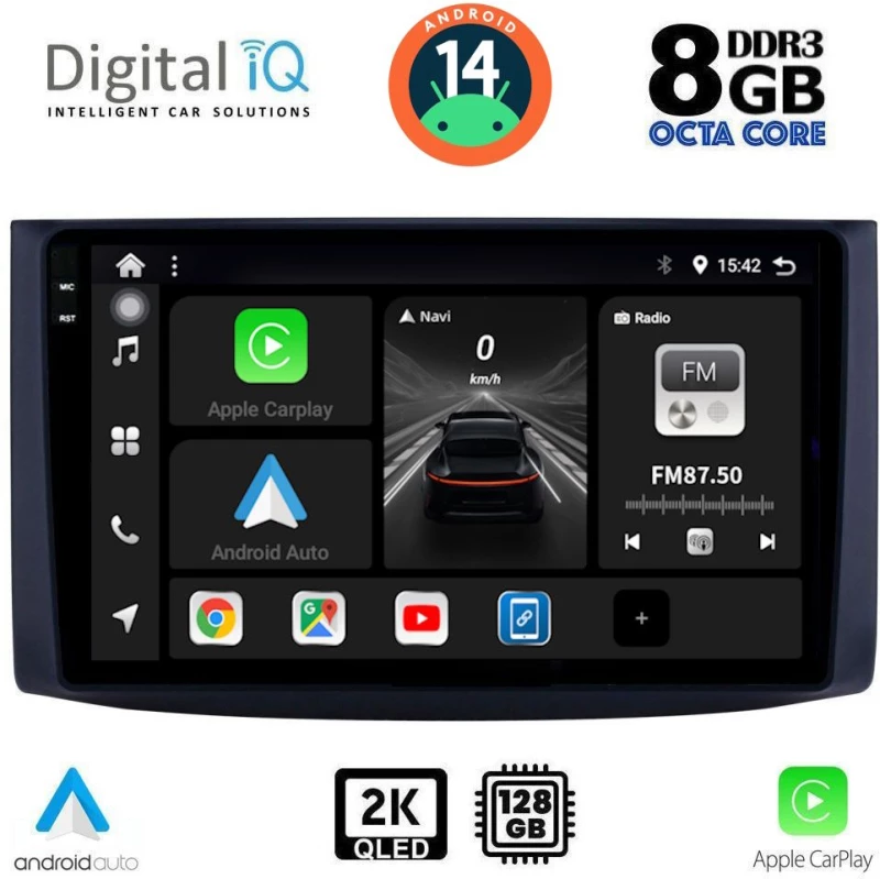 DIGITAL IQ BXF 8072_CPAA (9inc) MULTIMEDIA TABLET for CHEVROLET AVEO mod. 2006-2010