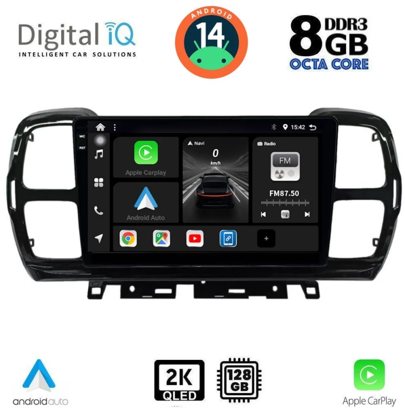 DIGITAL IQ BXF 8088_CPAA (9inc) MULTIMEDIA TABLET for CITROEN C5 AIRCROSS mod. 2017-2021