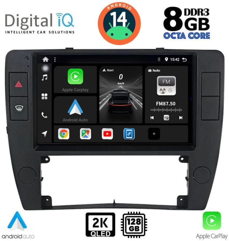 DIGITAL IQ BXF 8749_CPAA  (9inc) MULTIMEDIA TABLET for VW PASSAT mod. 2000-2005